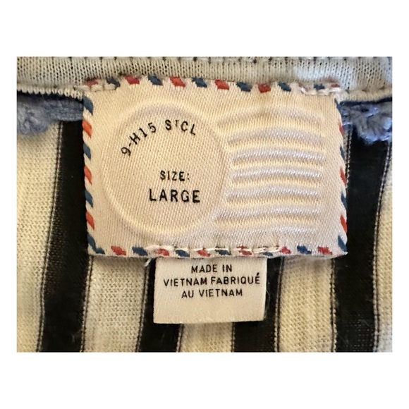 Anthropologie Postmark Pippi Stripe Sleeveless Top - Picture 7 of 10